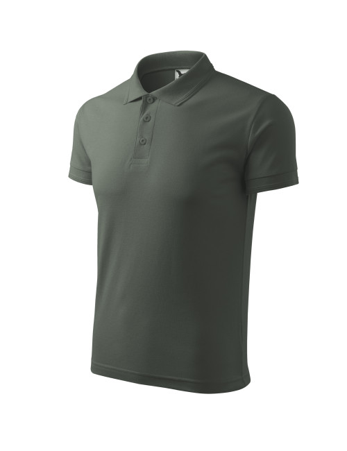 Koszulka polo męska pique polo 203 ciemny khaki Adler Malfini