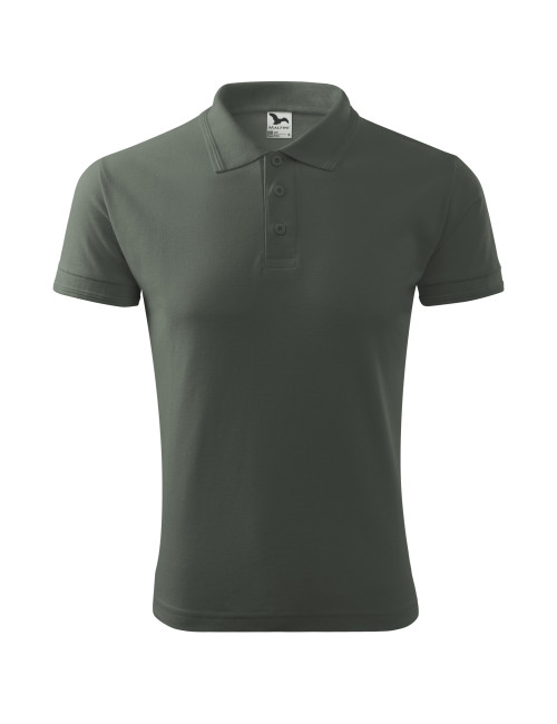 Koszulka polo męska pique polo 203 ciemny khaki Adler Malfini