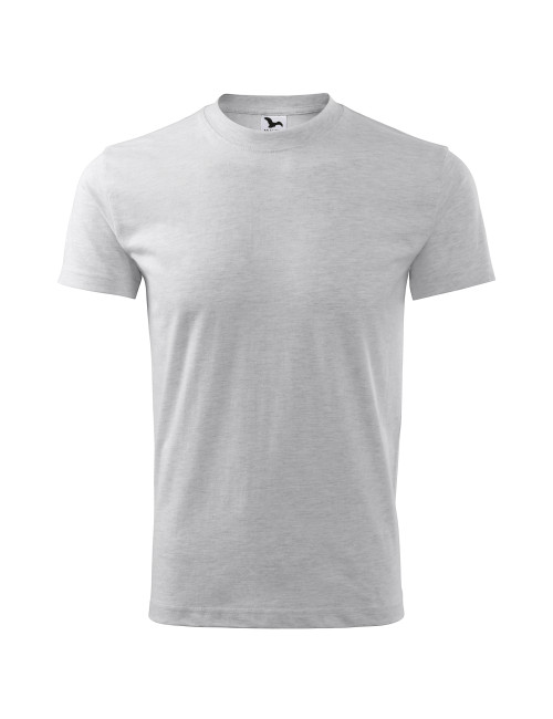 Unisex klassisches T-Shirt 101 hellgrau meliert Adler Malfini
