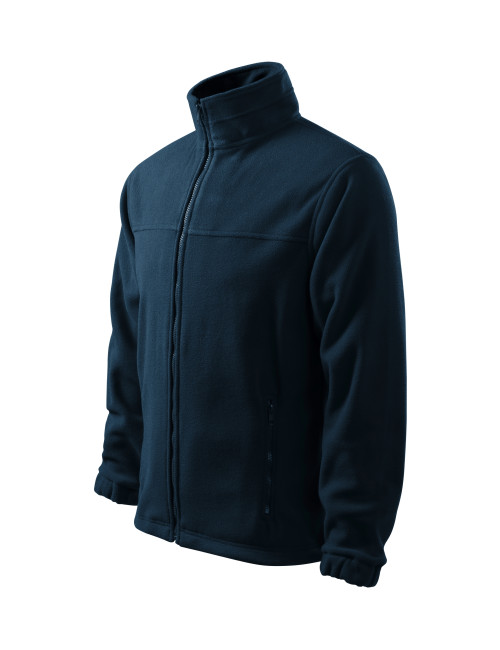 Adler RIMECK Men`s Fleece Jacket 501 navy blue computerized logo embroidery