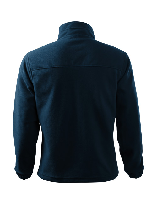 Adler RIMECK Men`s Fleece Jacket 501 navy blue computerized logo embroidery