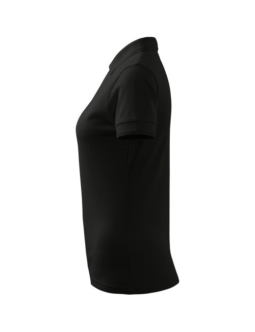 Women`s polo shirt pique polo 210 black Adler Malfini