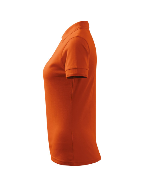 Damen Poloshirt Piqué Polo 210 orange Adler Malfini