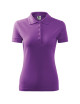 Damen Poloshirt Piqué Polo 210 Lila Adler Malfini