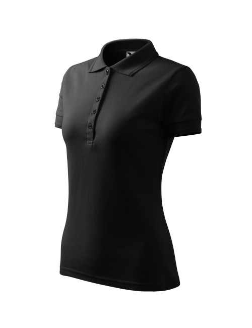 Ladies polo shirt pique polo 210 ebony gray Adler Malfini