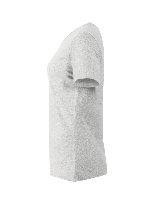 Basic Damen T-Shirt 134 hellgrau meliert Adler Malfini