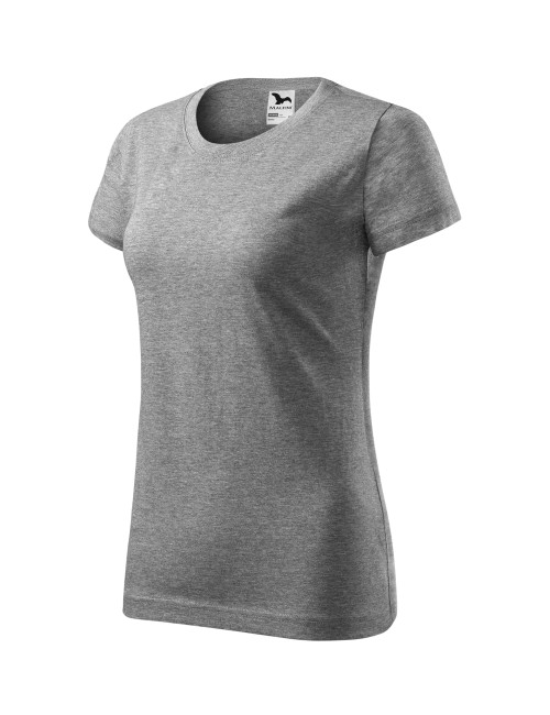 Damen Basic T-Shirt 134 dunkelgrau meliert Adler Malfini