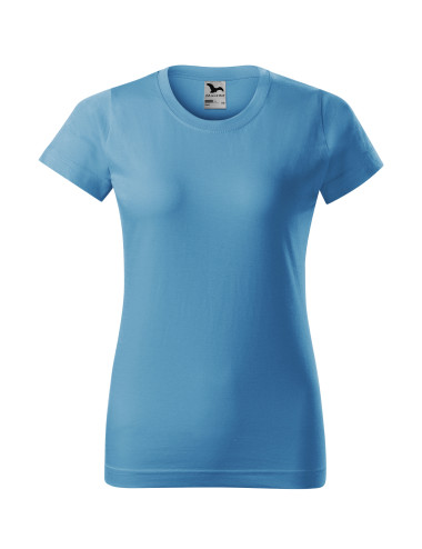 Basic Damen T-Shirt 134 azurblau Adler Malfini