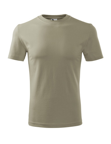 Adler MALFINI Herren T-Shirt Classic New 132 hellkhakifarbene Bekleidungsstickerei