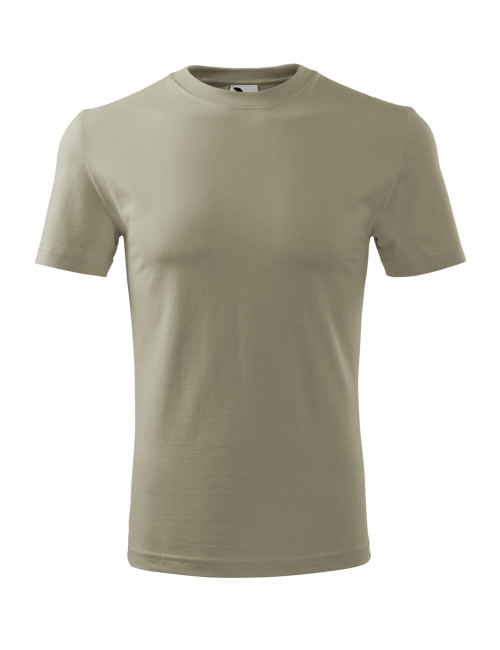 Adler MALFINI Herren T-Shirt Classic New 132 hellkhakifarbene Bekleidungsstickerei
