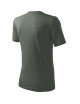Adler MALFINI Herren T-Shirt Classic New 132 dunkelkhakifarbene Logo-Stickerei