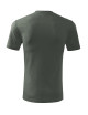 Adler MALFINI Herren T-Shirt Classic New 132 dunkelkhakifarbene Logo-Stickerei