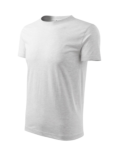 Adler MALFINI Herren T-Shirt Classic New 132 hellgrau meliert zum Besticken
