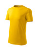 Adler MALFINI Herren T-Shirt Classic New 132 gelbe Kleidung mit Stickerei