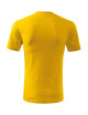 Adler MALFINI Herren T-Shirt Classic New 132 gelbe Kleidung mit Stickerei