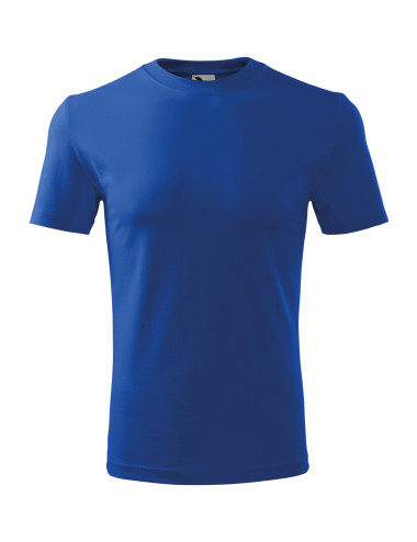 Adler MALFINI Men`s T-shirt Classic New 132 cornflower blue computer embroidery
