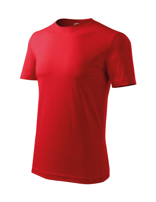 Adler MALFINI Herren T-Shirt Classic New 132 rote Kleidung mit Stickerei