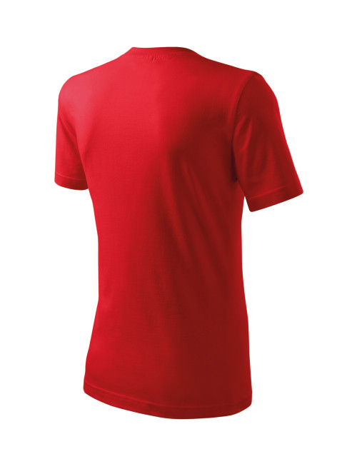 Adler MALFINI Herren T-Shirt Classic New 132 rote Kleidung mit Stickerei