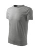 Adler MALFINI Men`s T-shirt Classic New 132 dark gray melange embroidery