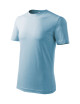Adler MALFINI Herren T-Shirt Classic New 132, blau, Computerstickerei