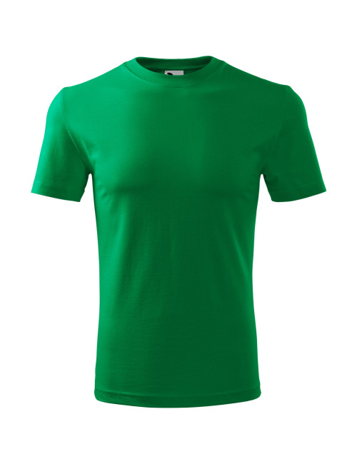 Adler MALFINI Herren T-Shirt Classic New 132 grasgrüne Stickereibekleidung