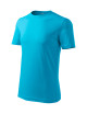 Adler MALFINI Men`s T-shirt Classic New 132 turquoise clothing embroidery logo
