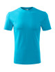 Adler MALFINI Herren T-Shirt Classic New 132 türkisfarbenes Bekleidungs-Sticklogo