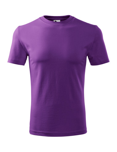 Adler MALFINI Men`s T-shirt Classic New 132 purple clothing with embroidery
