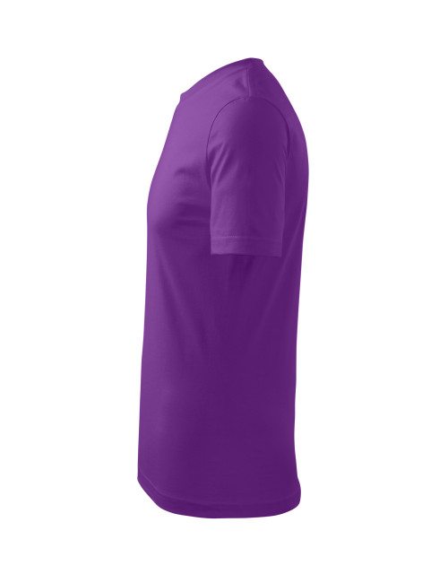 Adler MALFINI Herren T-Shirt Classic New 132 lila Bekleidung mit Stickerei