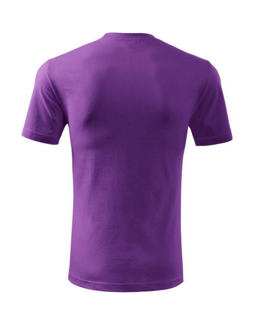 Adler MALFINI Herren T-Shirt Classic New 132 lila Bekleidung mit Stickerei
