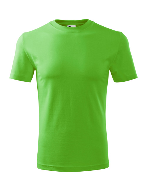 Adler MALFINI Herren T-Shirt Classic New 132 grüne Apfel-Logo-Stickerei