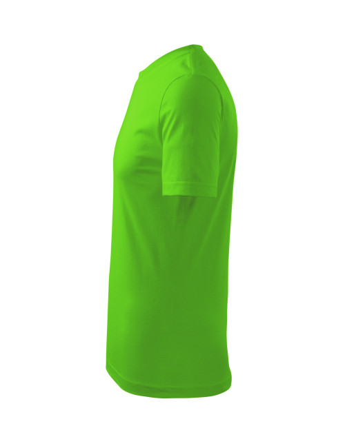 Adler MALFINI Herren T-Shirt Classic New 132 grüne Apfel-Logo-Stickerei