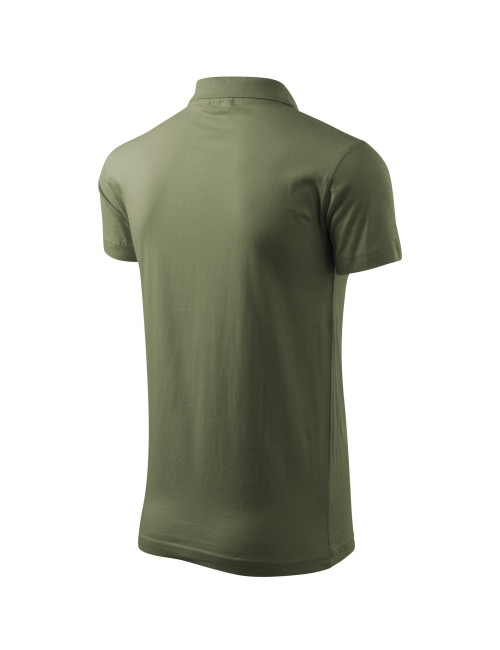 Koszulka polo męska single j. 202 khaki Adler Malfini