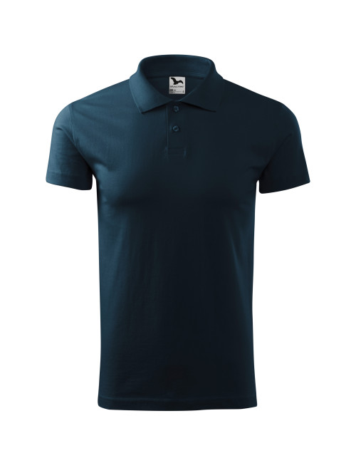 Koszulka polo męska single j. 202 granatowy Adler Malfini
