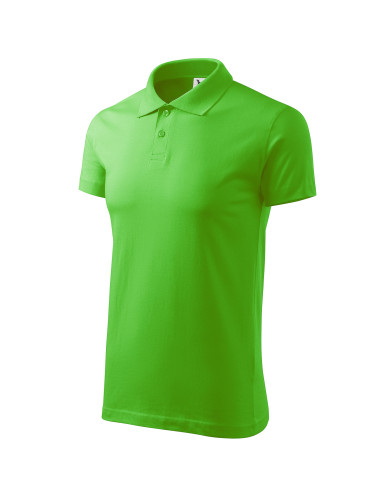Men`s single j polo shirt. 202 green apple Adler Malfini