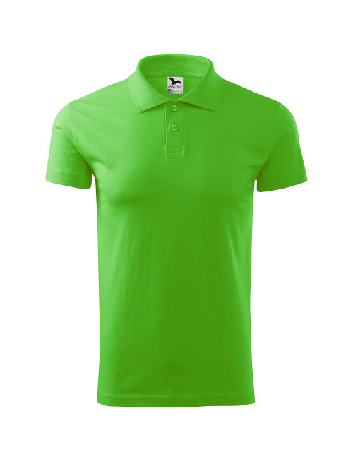Koszulka polo męska single j. 202 green apple Adler Malfini