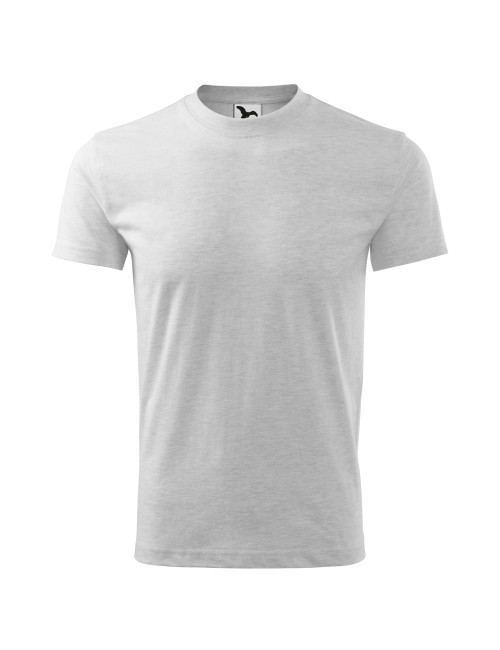 Unisex T-Shirt Heavy 110 Hellgrau Melange Adler Malfini