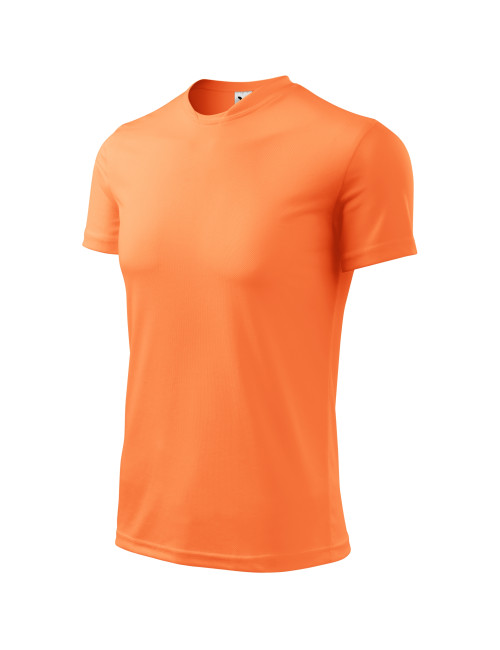 Adler MALFINI Koszulka męska Fantasy 124 neon mandarine haft logo