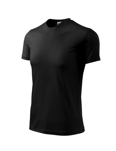 Adler MALFINI Herren T-Shirt Fantasy 124 schwarze Bekleidung mit Logo-Stickerei