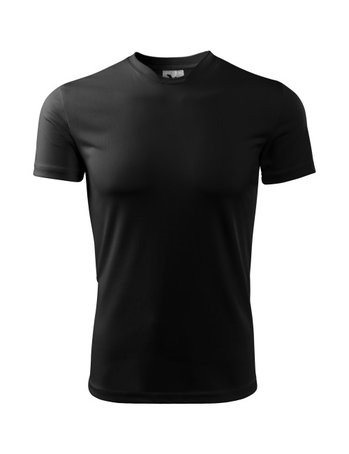 Adler MALFINI Herren T-Shirt Fantasy 124 schwarze Bekleidung mit Logo-Stickerei