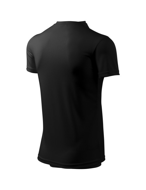 Adler MALFINI Herren T-Shirt Fantasy 124 schwarze Bekleidung mit Logo-Stickerei
