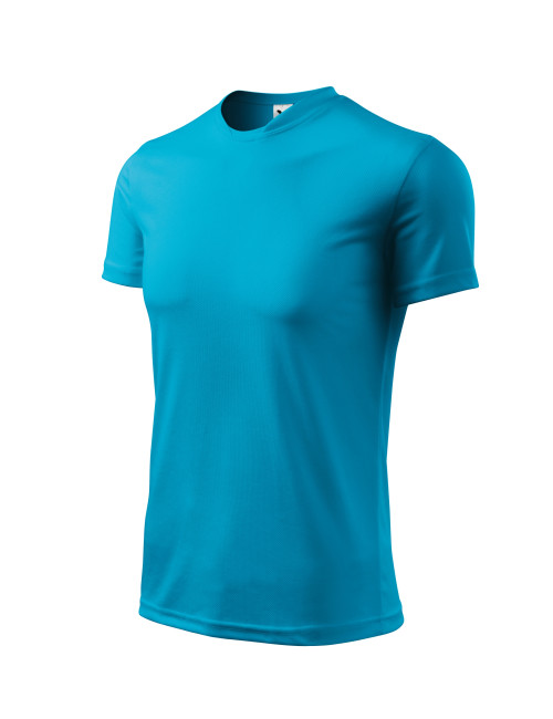 Adler MALFINI Herren T-Shirt Fantasy 124 türkis Stickerei Werbebekleidung