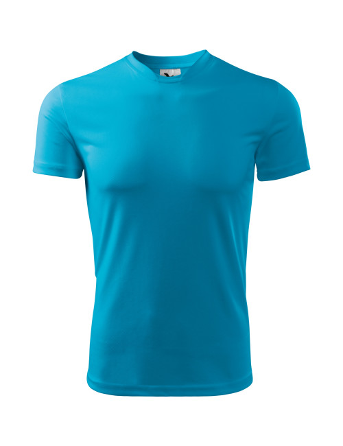 Adler MALFINI Herren T-Shirt Fantasy 124 türkis Stickerei Werbebekleidung