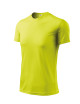 Adler MALFINI Herren T-Shirt Fantasy 124 neongelbe Stickerei Firmenlogo