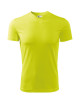 Adler MALFINI Herren T-Shirt Fantasy 124 neongelbe Stickerei Firmenlogo