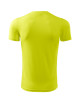 Adler MALFINI Herren T-Shirt Fantasy 124 neongelbe Stickerei Firmenlogo