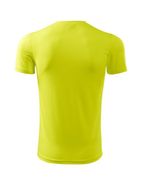 Adler MALFINI Herren T-Shirt Fantasy 124 neongelbe Stickerei Firmenlogo