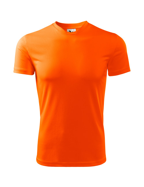 Adler MALFINI Herren T-Shirt Fantasy 124 neonorange Kleidung Stickerei Logo
