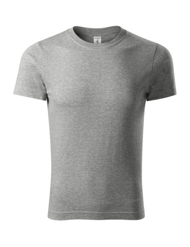 Paint unisex t-shirt p73 dark gray melange Adler Piccolio