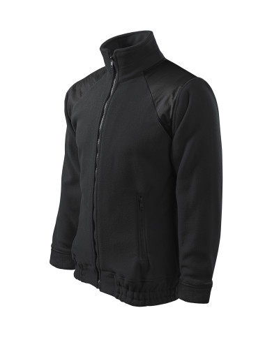 Fleece-Sweatshirt mit Logo-Stickerei